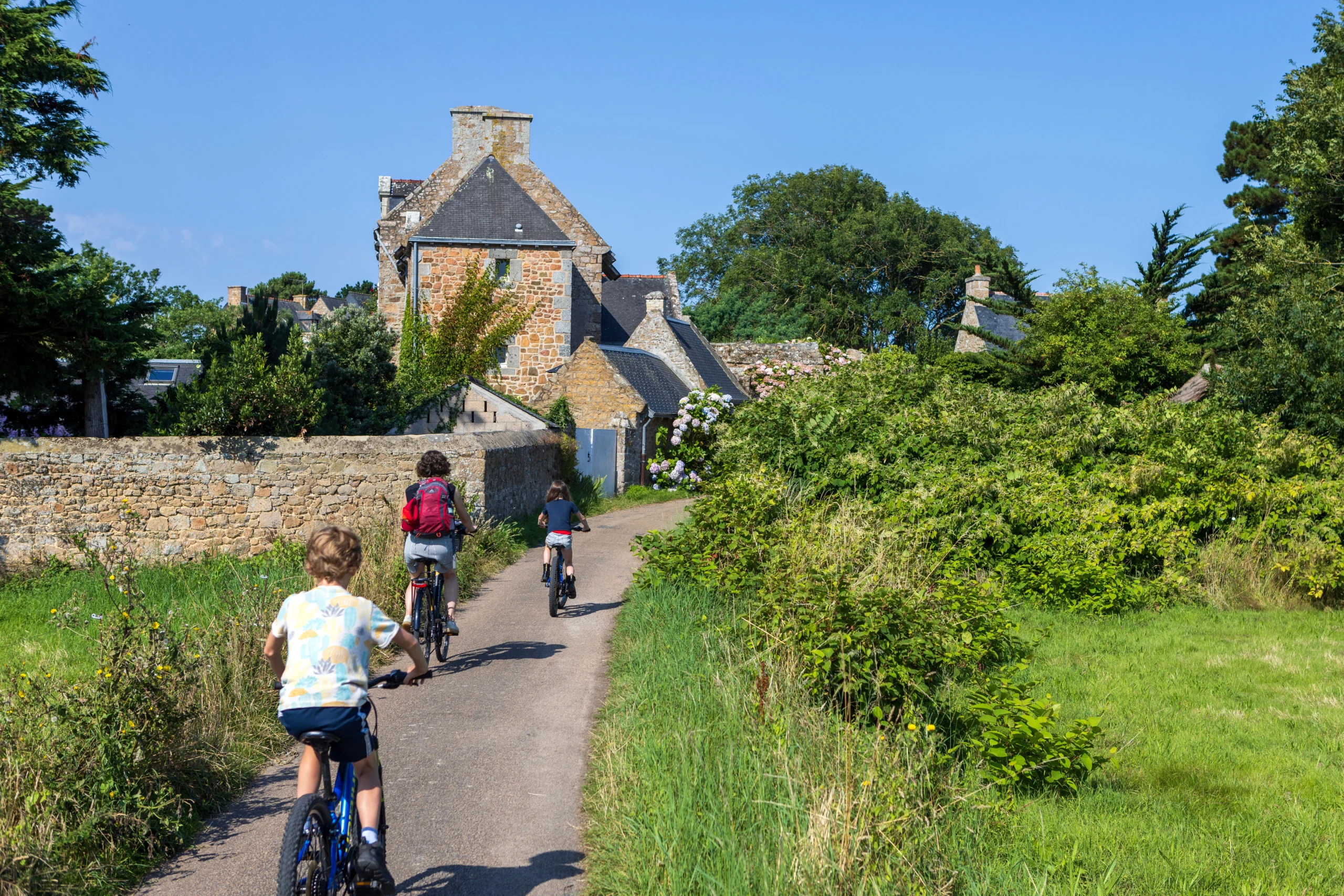 Biking Ile de Bréhat, Britany, France